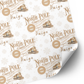 Personalised Christmas North Pole Wrapping Paper