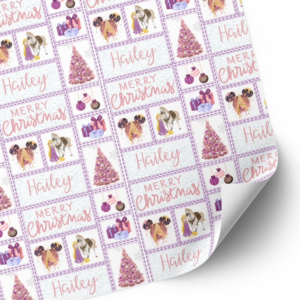 Rapunzel Christmas Wrapping Paper