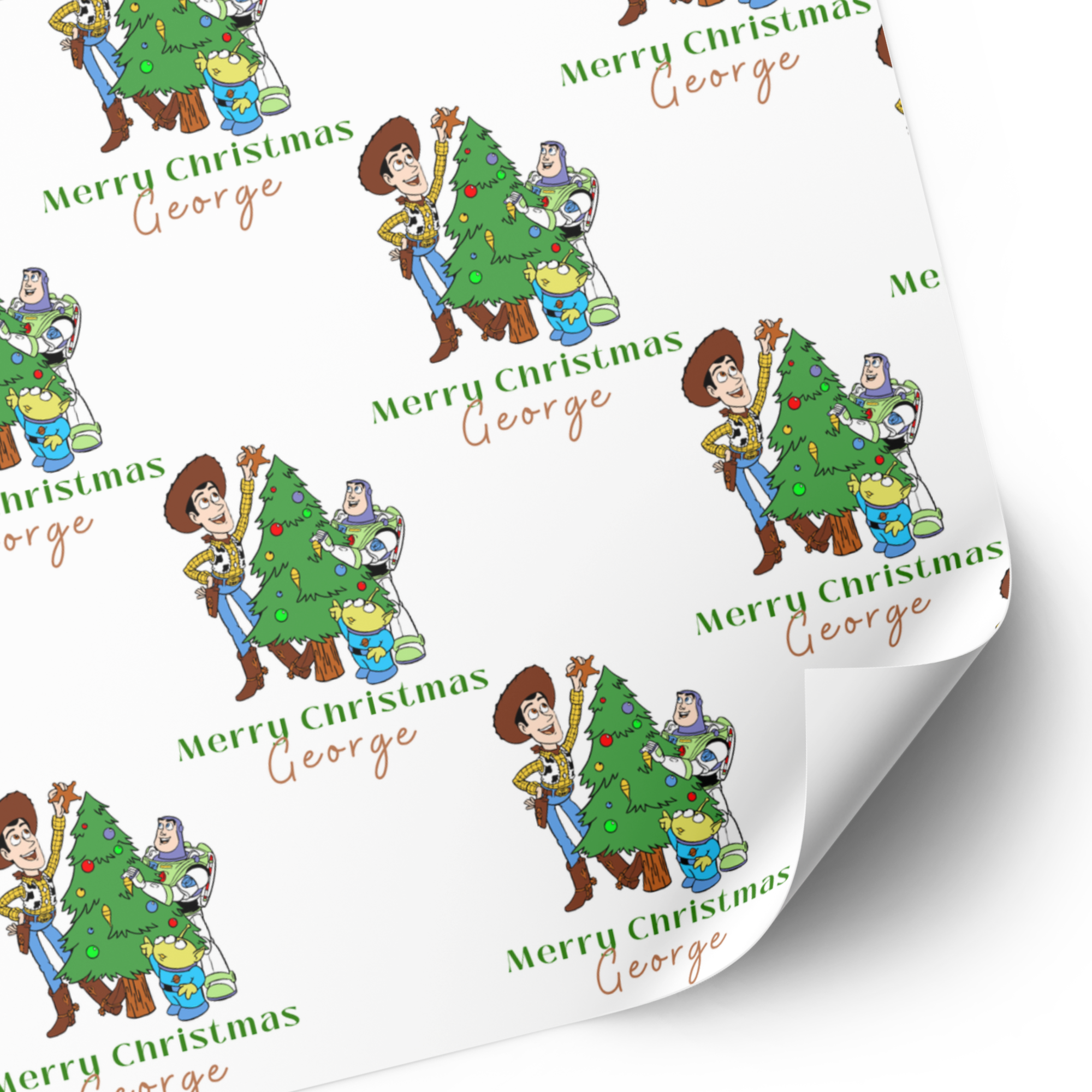 Toy Story Christmas Wrapping Paper