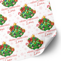 Dumpling Christmas Wrapping Paper | Christmas Tree Dumpling Gift Wrap