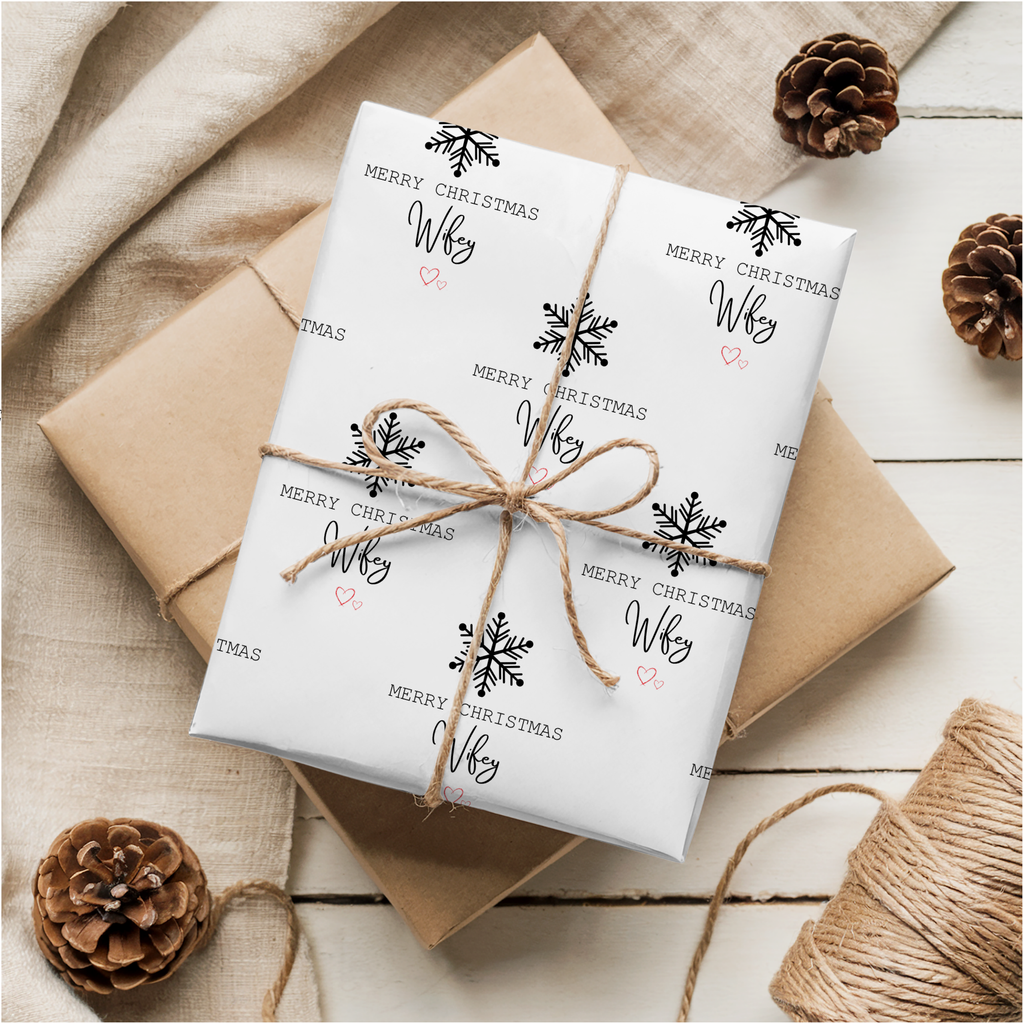 Wifey Christmas Wrapping Paper