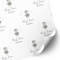 Snowman Christmas Wrapping Paper