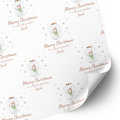 Snowman Bauble Christmas Wrapping Paper
