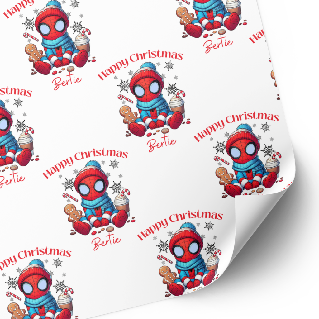 Spidey Christmas Wrapping Paper