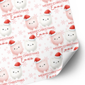 Plushie Christmas Wrapping Paper | Marshmellow Gift Wrap