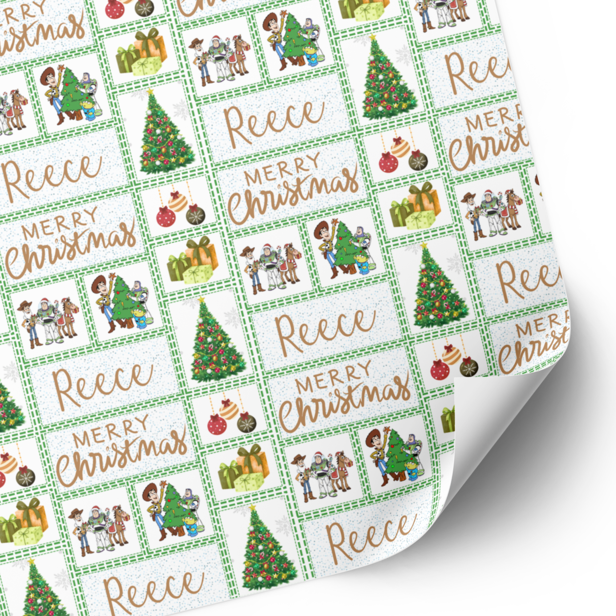 Toy Story Christmas Wrapping Paper