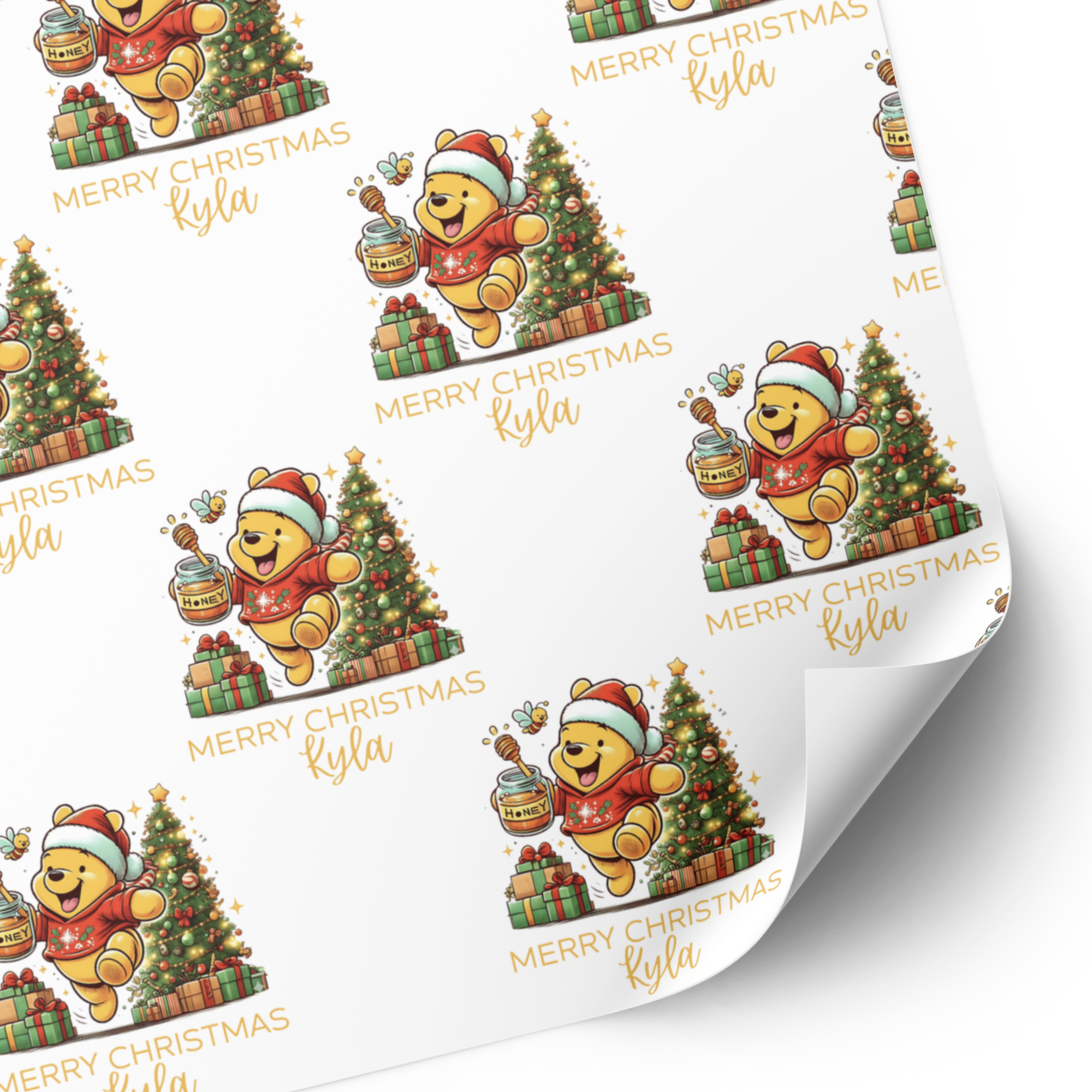 Winnie The Pooh Christmas Wrapping Paper