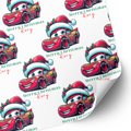 Lightning McQueen Christmas Wrapping Paper