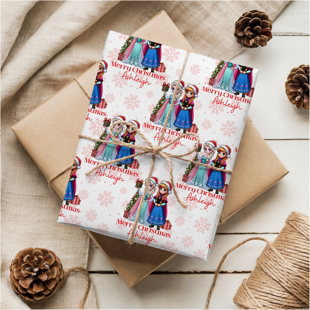Frozen Christmas Wrapping Paper
