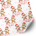 Plushie Christmas Wrapping Paper | Gingerbread Gift Wrap