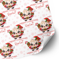 Dumpling Christmas Wrapping Paper | Santa Dumpling Gift Wrap