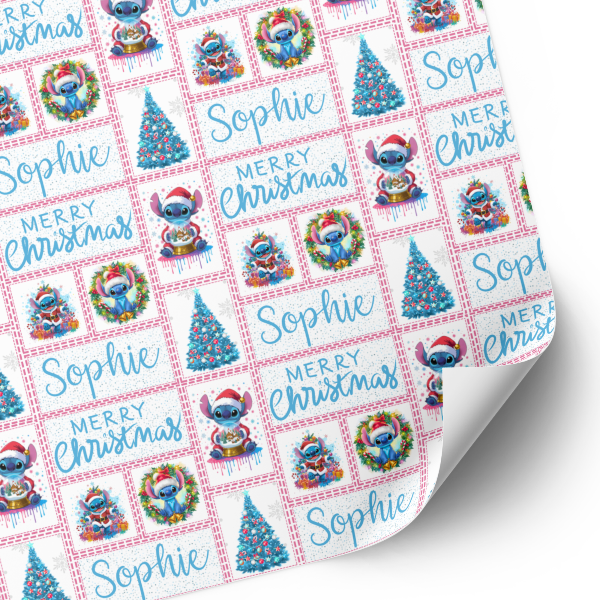 Stitch Christmas Wrapping Paper