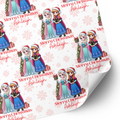 Frozen Christmas Wrapping Paper