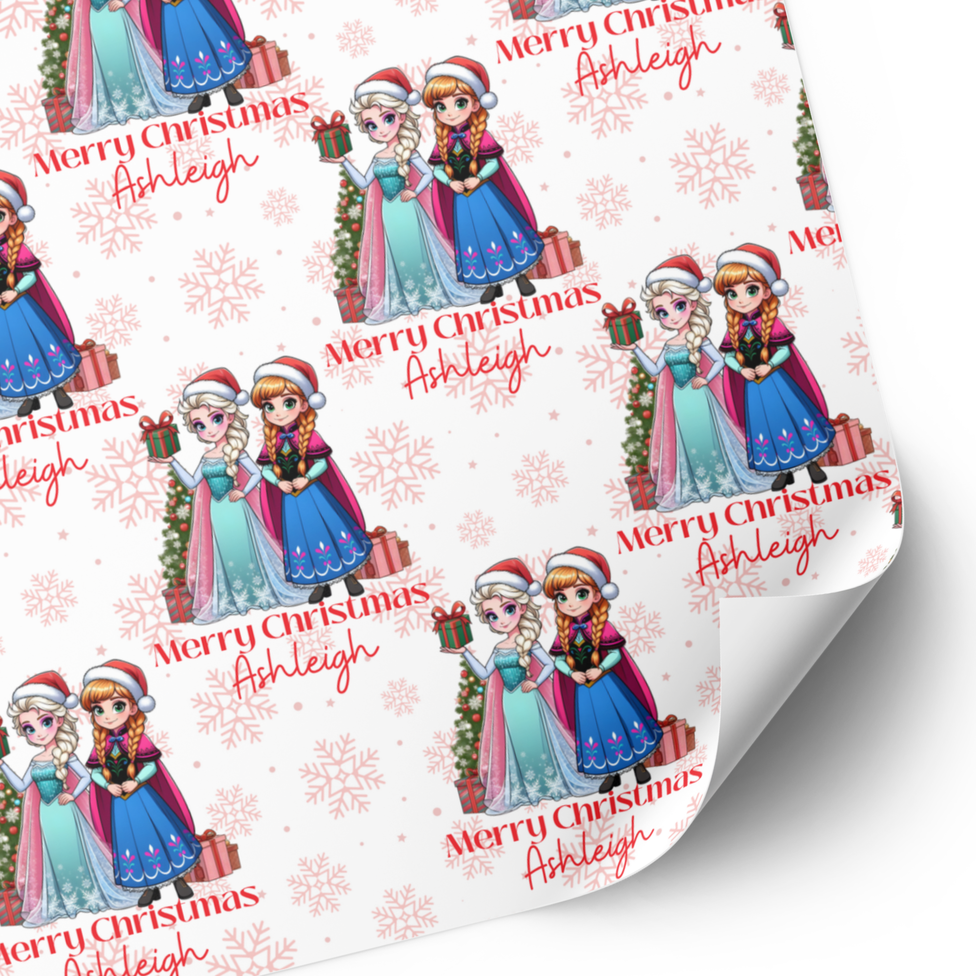 Frozen Christmas Wrapping Paper