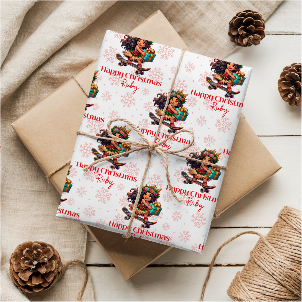 Moana Christmas Wrapping Paper