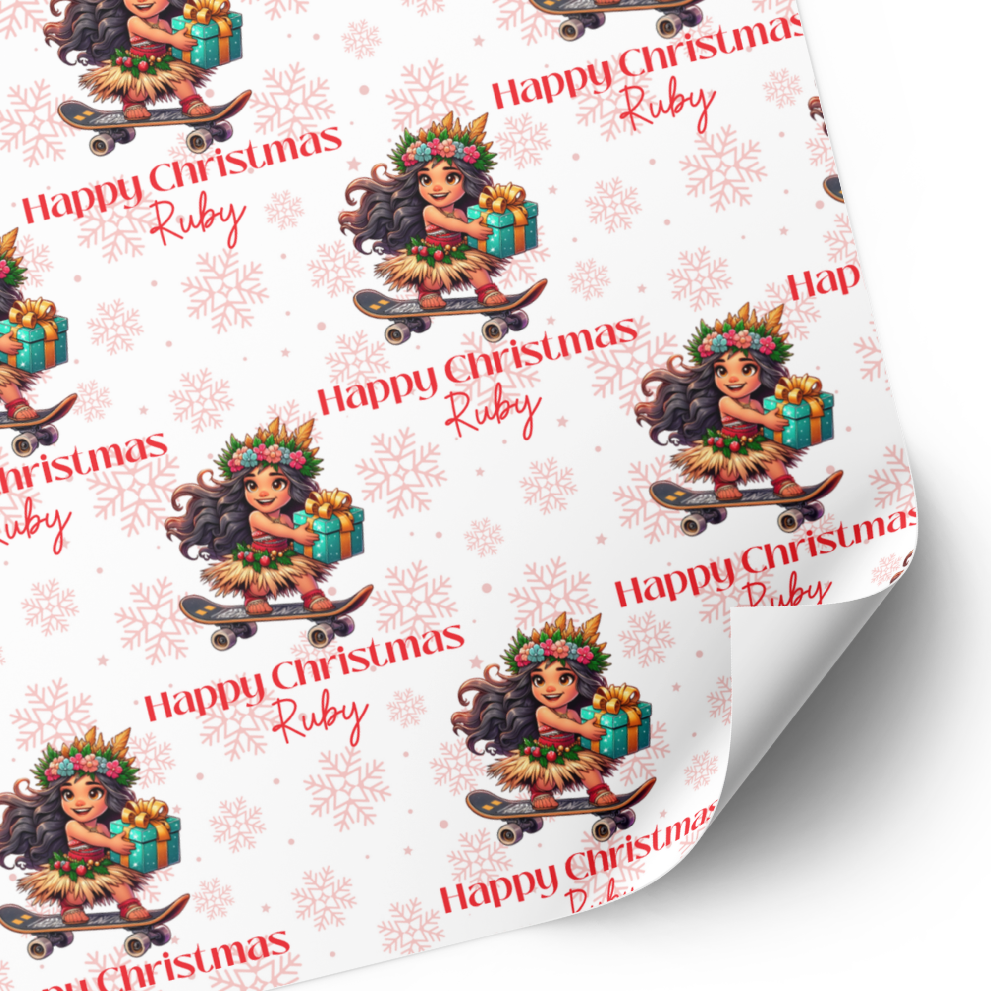 Moana Christmas Wrapping Paper