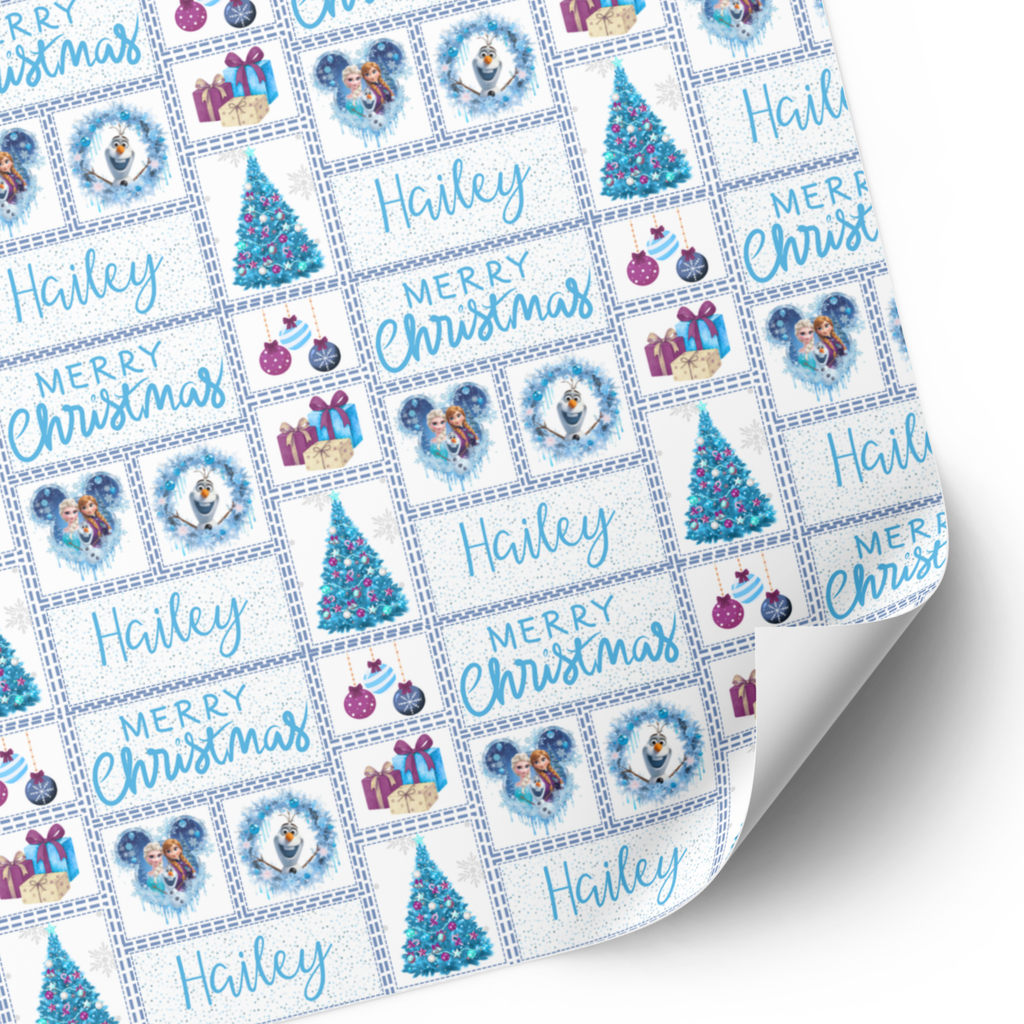 Frozen Christmas Wrapping Paper