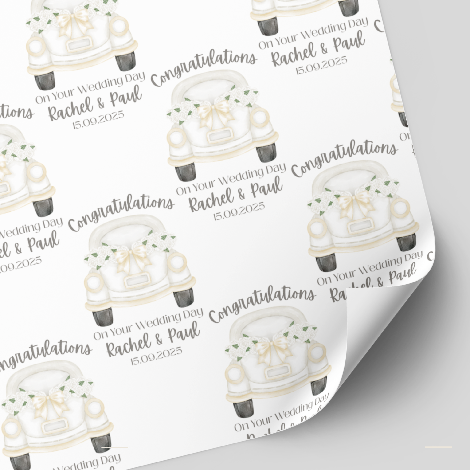 Wedding Day Wrapping Paper