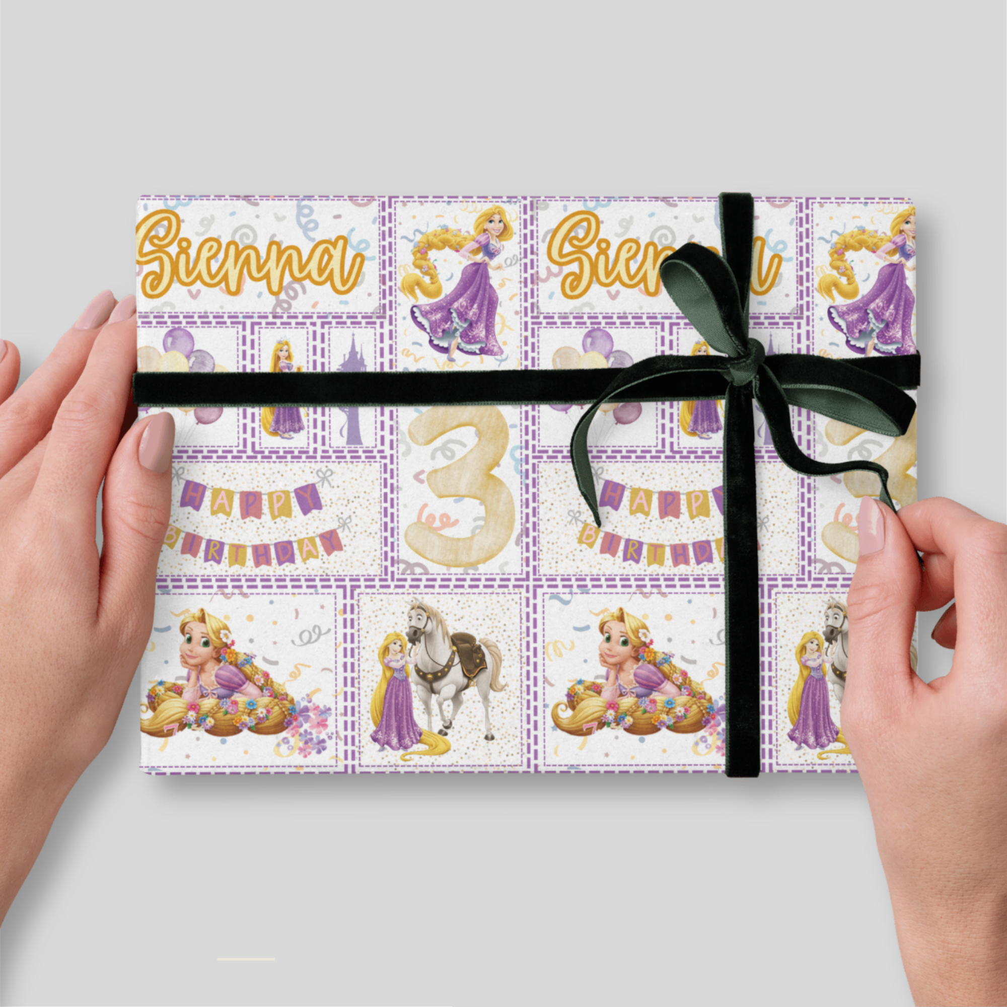 Rapunzel Birthday Wrapping Paper