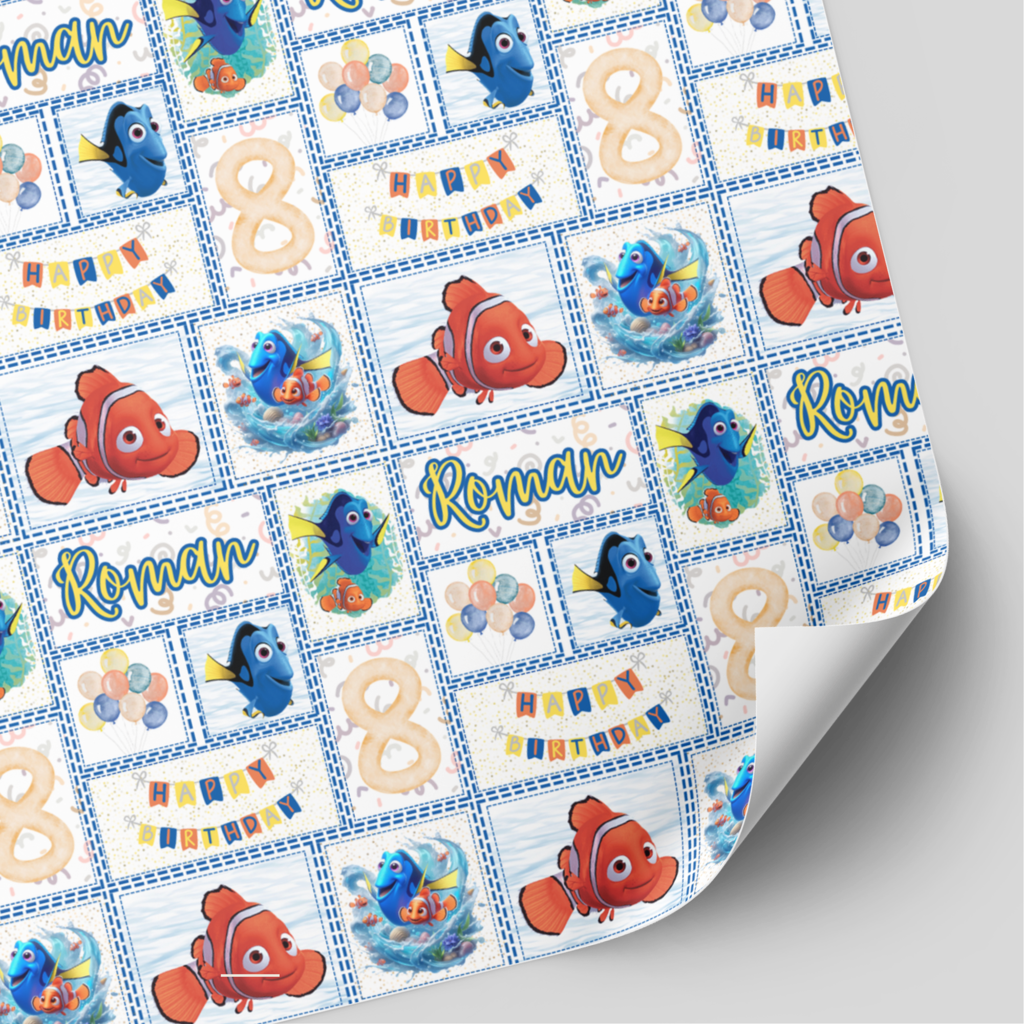Finding Nemo Birthday Wrapping Paper