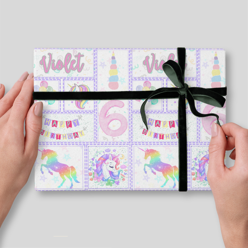 Unicorn Birthday Wrapping Paper