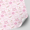 Cowgirl Birthday Wrapping Paper