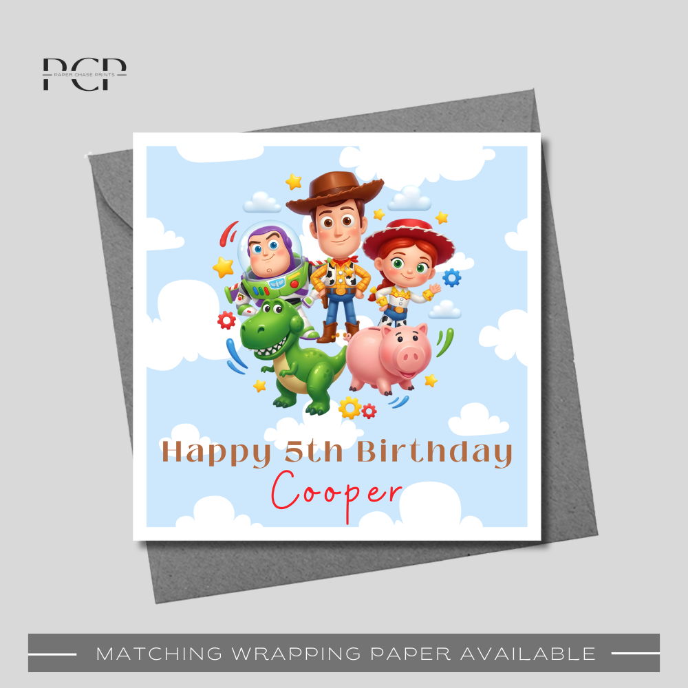 Toy Story Birthday Card | Red