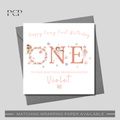 Fairy 1st Birthday Card