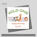 Wild One Birthday Card
