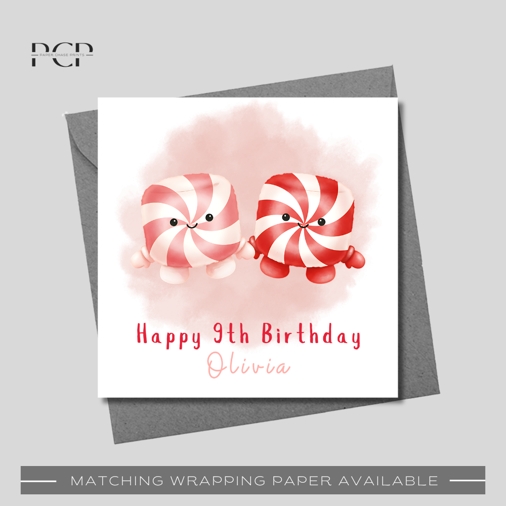 Marshmellow Birthday Card