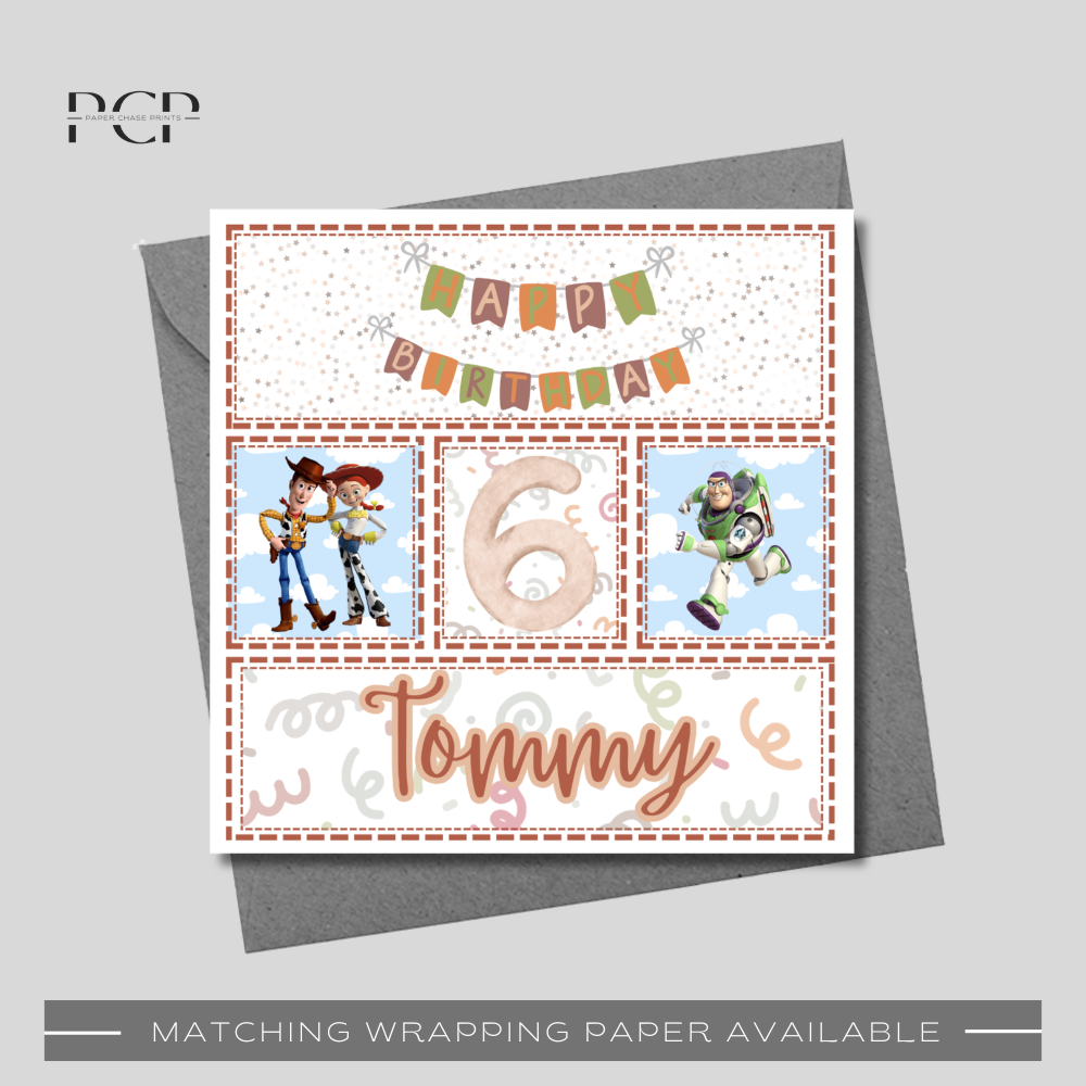 Toy Story Birthday Card