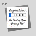 Passed Driving Test Card | Congratulations Card | White