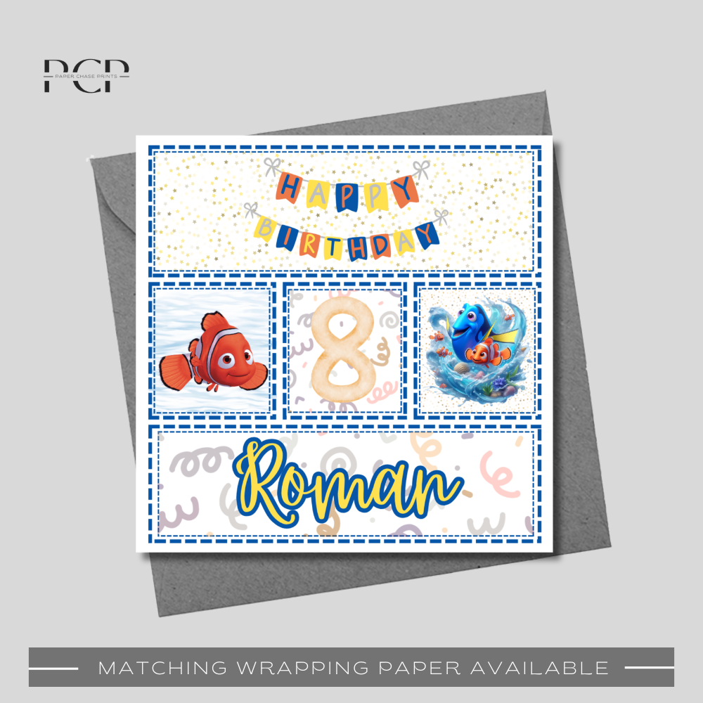 Finding Nemo Birthday Card