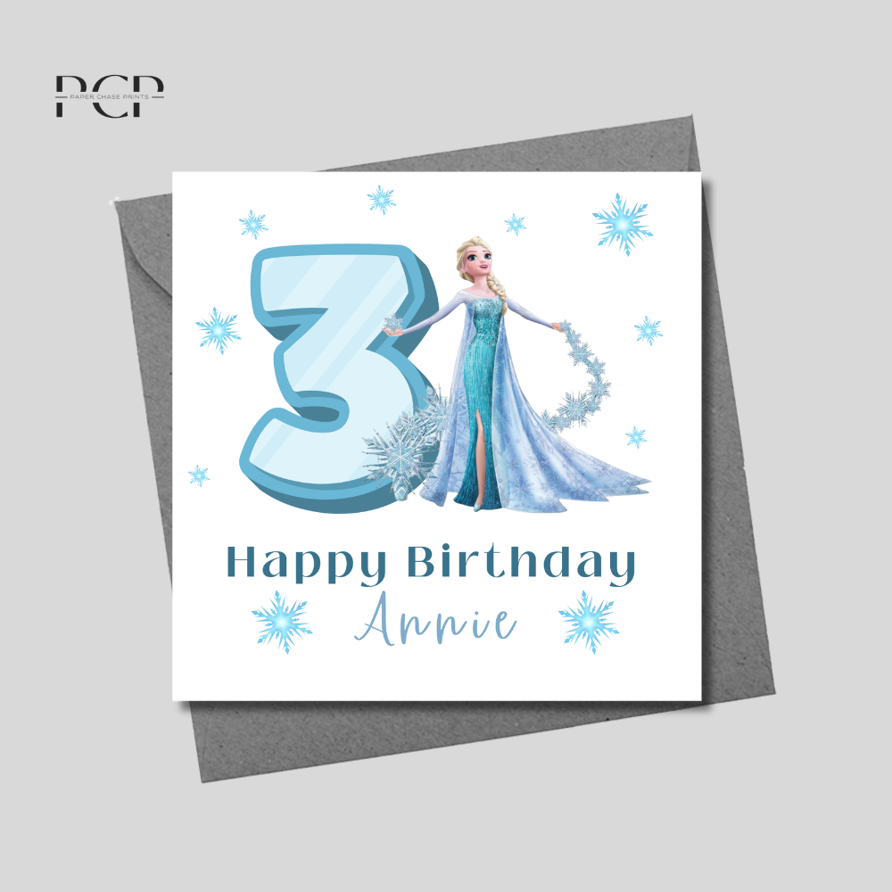Elsa Birthday Wrapping Paper | Frozen Paper