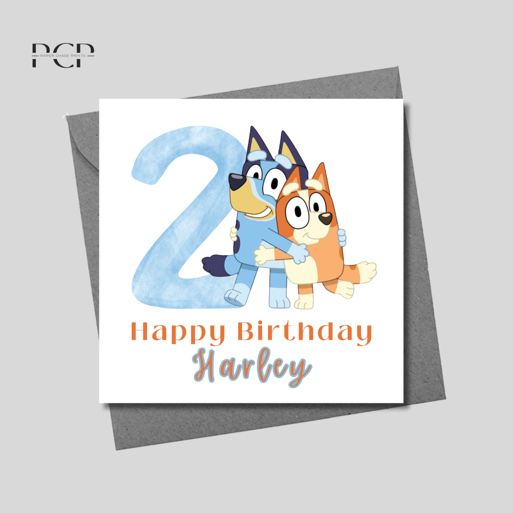 Bluey & Bingo Birthday Wrapping Paper