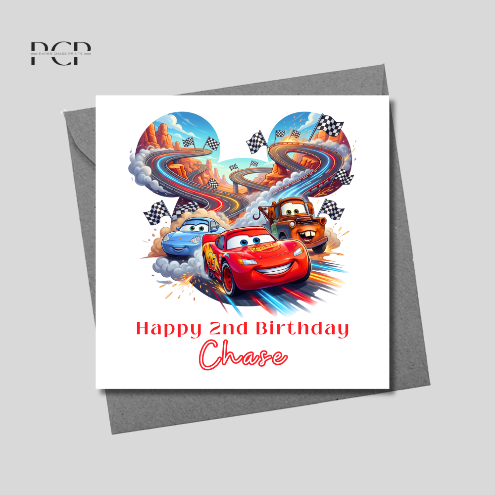 Cars Birthday Wrapping Paper