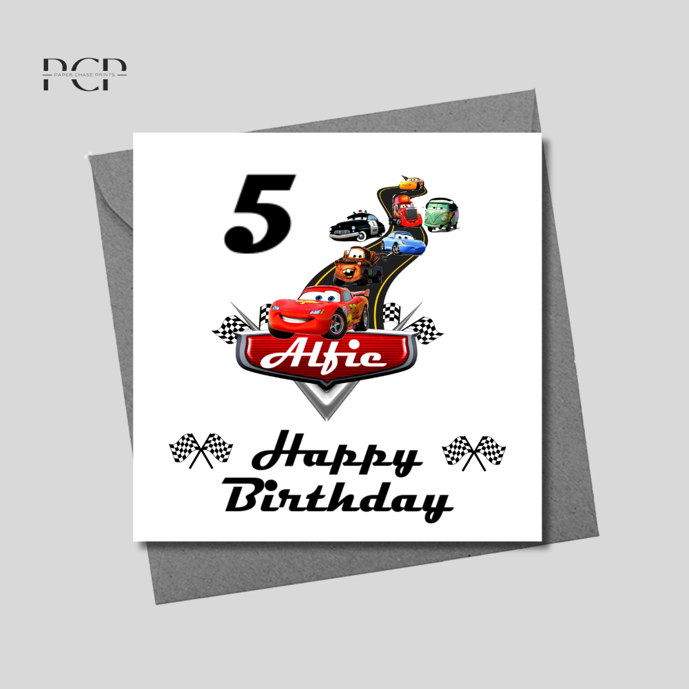Cars Birthday Wrapping Paper