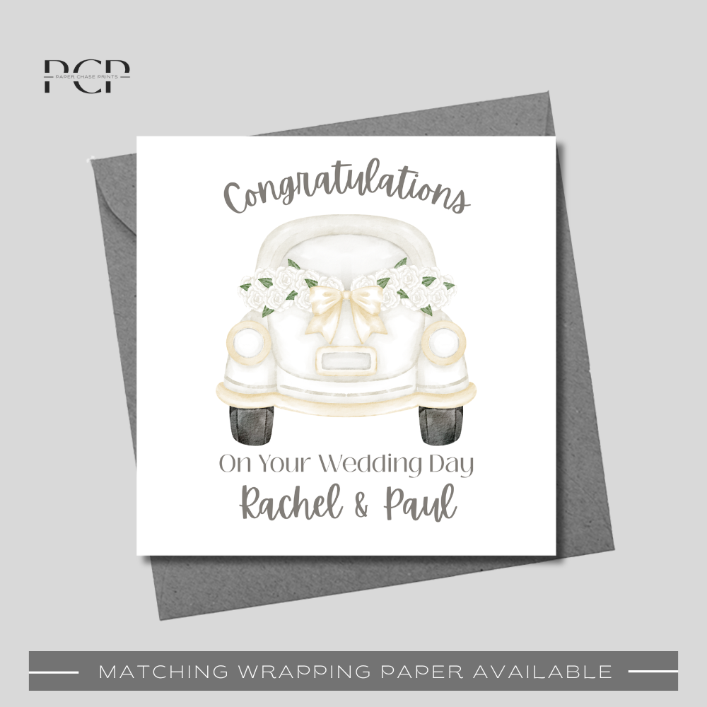 Wedding Day Wrapping Paper