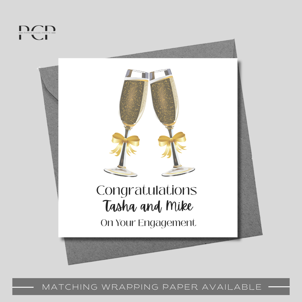 Engagement Wrapping Paper
