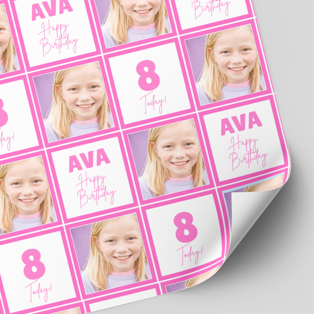 Photo Wrapping Paper | Pink