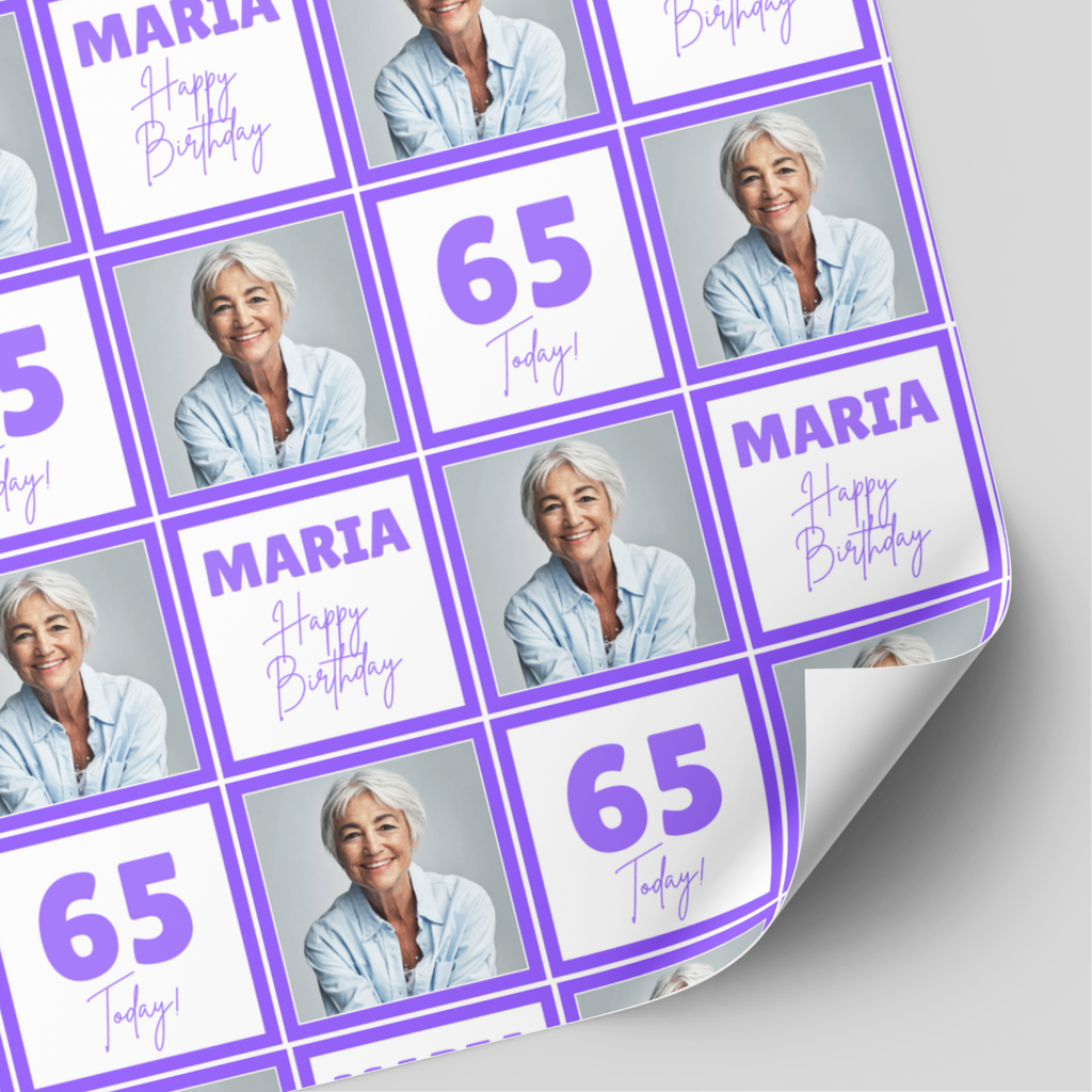 Photo Wrapping Paper | Purple