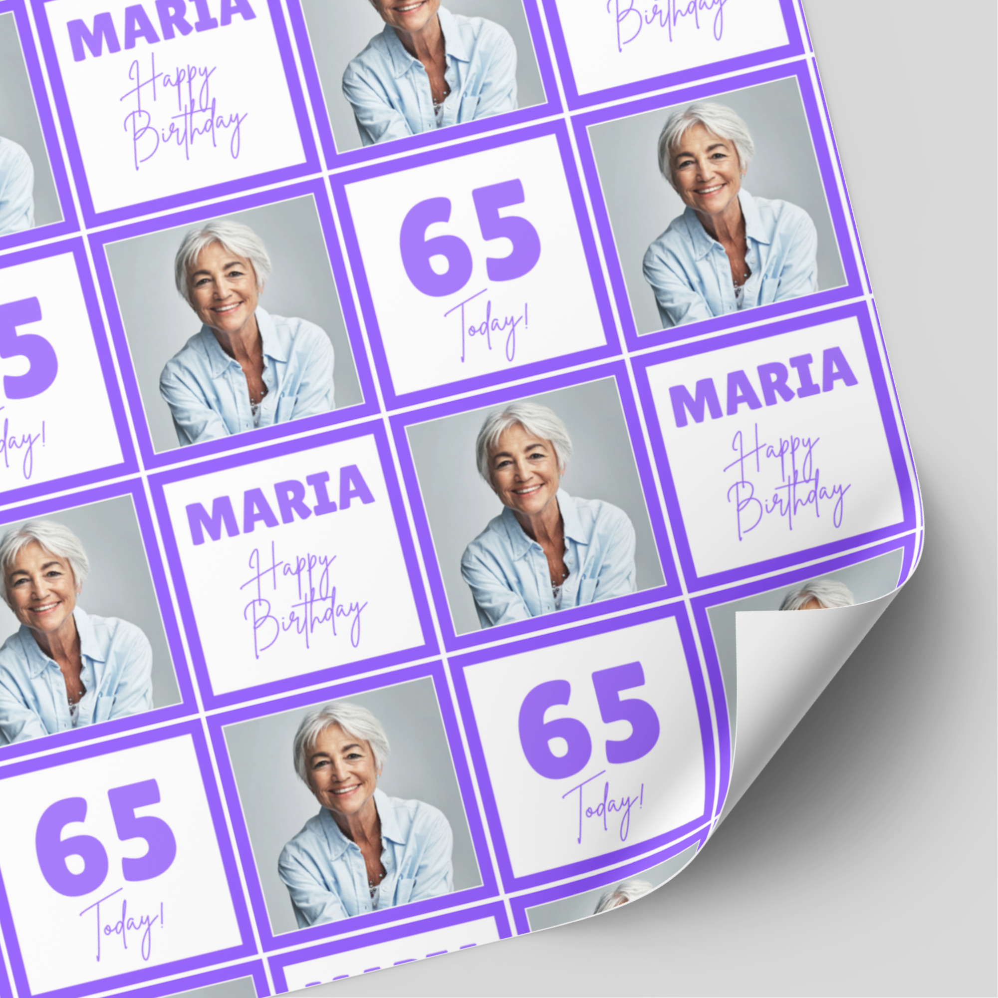 Photo Wrapping Paper | Purple